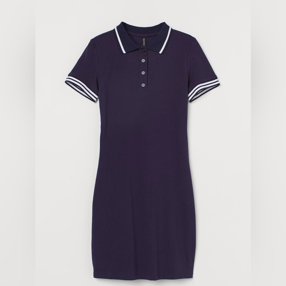 NWT Navy H&M Pique Tennis Dress
